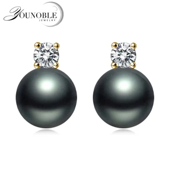 100% Real Anti allergic 18k Solid Yellow Gold Pearl Earrings,Black Tahitian Pearl Earring Anniversary Gift
100% Real Anti allergic 18k Solid Yellow Gold Pearl Earrings,Black Tahitian Pearl Earring Anniversary Gift