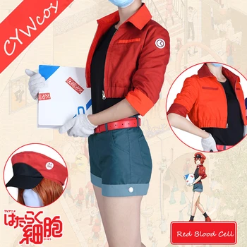 2018 New Anime Cosplay Cells At Work Red Blood Cell Cosplay Costume Party Red Uniforms Cells Cosplay Suits Coat+Shirt+Shorts+Hat
2018 New Anime Cosplay Cells At Work Red Blood Cell Cosplay Costume Party Red Uniforms Cells Cosplay Suits Coat+Shirt+Shorts+Hat