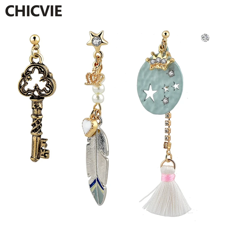 CHICVIE New Design Key Pattern Earring For Women Tassel Earrings Bohemian Jewelry Lady Earrings set Handmade Earrings SER170025
CHICVIE New Design Key Pattern Earring For Women Tassel Earrings Bohemian Jewelry Lady Earrings set Handmade Earrings SER170025