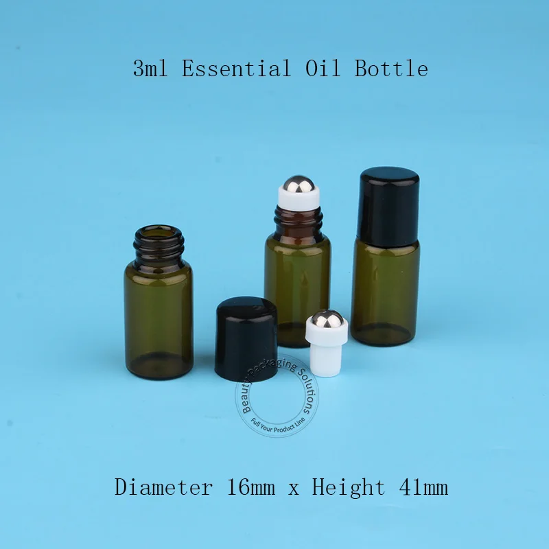 50pcs/Lot Promotion Empty 3ml Glass Essential Oil Bottle Small Women Cosmetic Jar Amber Roll On Container Packaging Black Cap
50pcs/Lot Promotion Empty 3ml Glass Essential Oil Bottle Small Women Cosmetic Jar Amber Roll On Container Packaging Black Cap