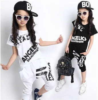 4-15 Year Girls Clothing Sets Children Summer 2019 Boys Girl Short Sleeve T-shirt Top+Harem Pants 2Pcs Sports Suit Kids Costume
4-15 Year Girls Clothing Sets Children Summer 2019 Boys Girl Short Sleeve T-shirt Top+Harem Pants 2Pcs Sports Suit Kids Costume