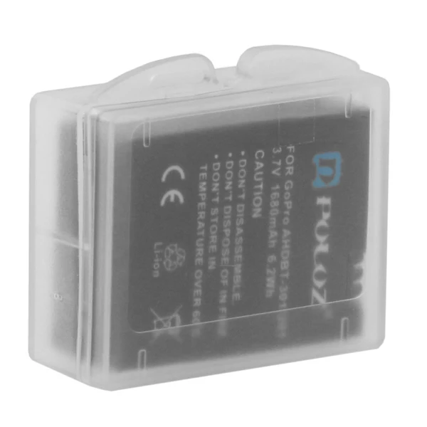 Жесткий пластмассовый футляр для аккумулятора защитный ящик хранения Стокер Gopro