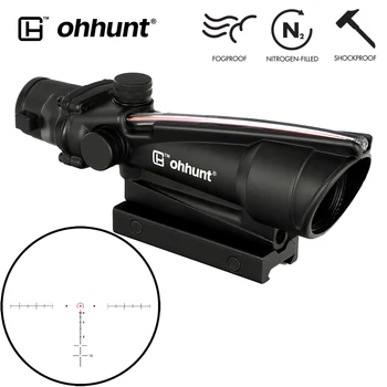 ohhunt 5X35 ACOG Style Real Red or Green Fiber Scope BDC Chevron Horseshoe Glass Etched Reticle Shockproof Hunting Rifle Scope
ohhunt 5X35 ACOG Style Real Red or Green Fiber Scope BDC Chevron Horseshoe Glass Etched Reticle Shockproof Hunting Rifle Scope