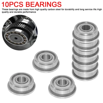 10PCS Metal Steel Double Shielded Flange Ball Bearings 3D Printers Parts Deep Groove Flanged Pulley Wheel For Motor
10PCS Metal Steel Double Shielded Flange Ball Bearings 3D Printers Parts Deep Groove Flanged Pulley Wheel For Motor