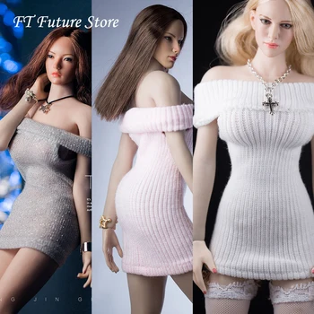 Pink /Gray/White Colors 1/6 Sexy Female Figure Doll Dress Skirt Knit Dess Clothes Accessory Model for 12'' Female Seamless Body
Pink /Gray/White Colors 1/6 Sexy Female Figure Doll Dress Skirt Knit Dess Clothes Accessory Model for 12'' Female Seamless Body