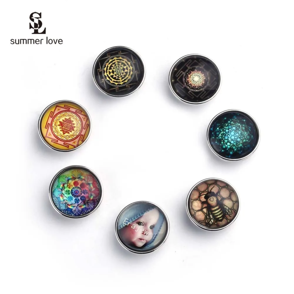 Retro 20pcs/lot 20mm Different Flower Glass Snap Button Charm fit Bracelet Bee & Baby Charms For Jewelry Making DIY Accessories
Retro 20pcs/lot 20mm Different Flower Glass Snap Button Charm fit Bracelet Bee & Baby Charms For Jewelry Making DIY Accessories
