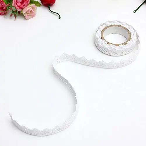 Best 5pcs 1.7M Roller Lace Decorative Ribbon Adhesive Sticker Gift Masking Tape White
Best 5pcs 1.7M Roller Lace Decorative Ribbon Adhesive Sticker Gift Masking Tape White
