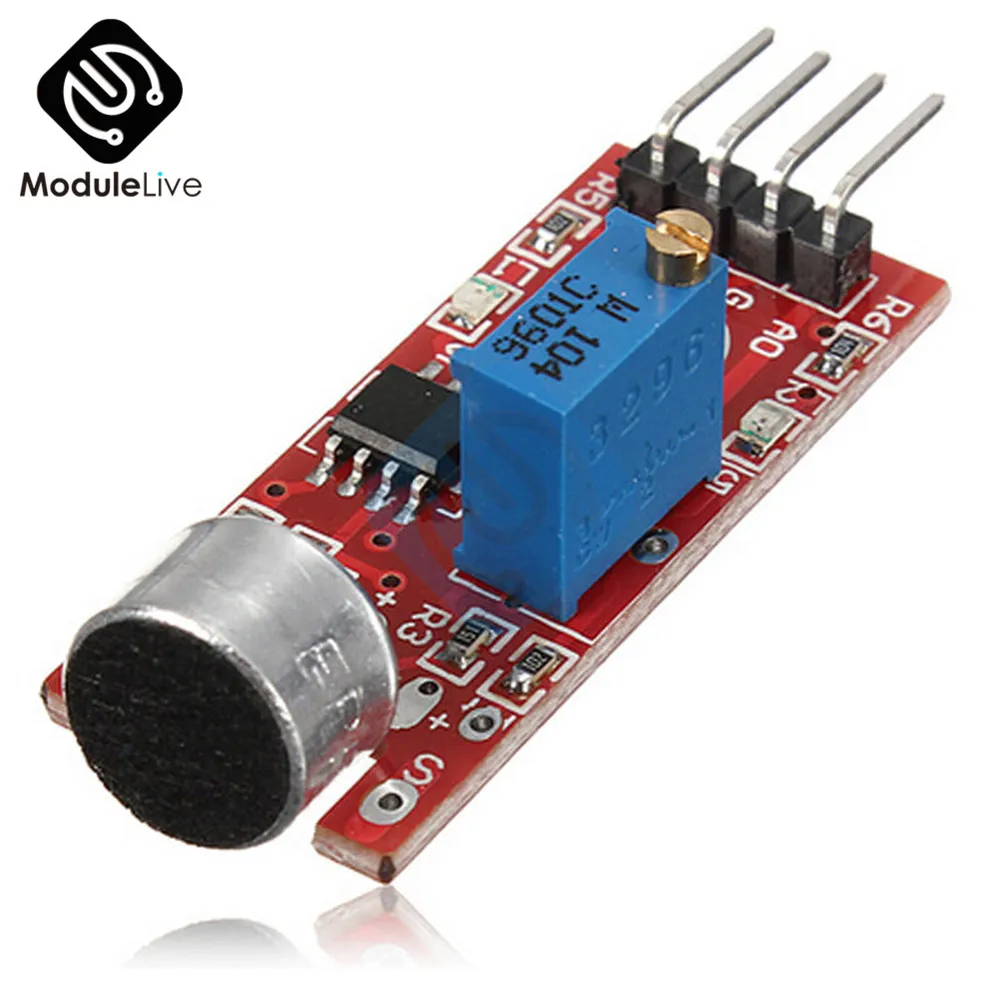 High Sensitivity Sound Microphone Sensor Detection Module Microphone Transmitter Smart Robot Car For Arduino AVR PIC
High Sensitivity Sound Microphone Sensor Detection Module Microphone Transmitter Smart Robot Car For Arduino AVR PIC