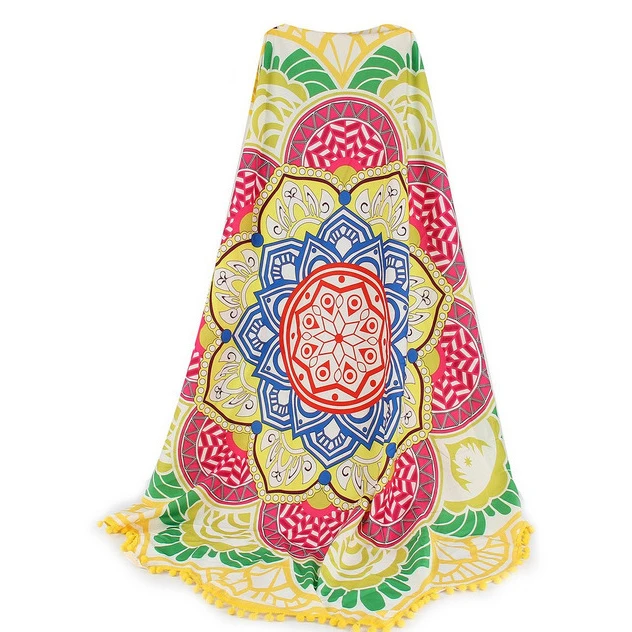 Lotus Flower Beach Throw (3)