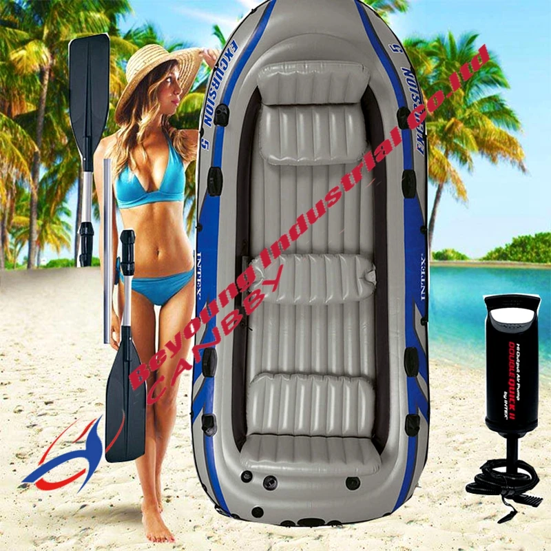 Intex Excursion 5 person inflatable boat sets/large inflatable fishing boat for river lake ocean draft
Intex Excursion 5 person inflatable boat sets/large inflatable fishing boat for river lake ocean draft