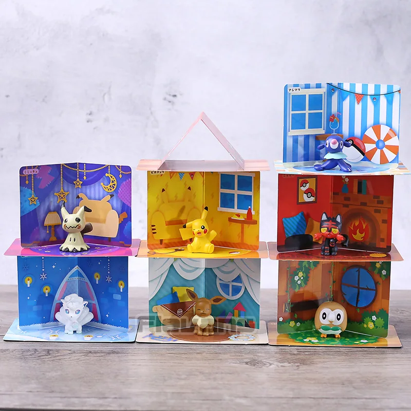 Anime Cartoon Monsters Center Hoothoot Eevee Mimikyu Popplio Vulpix Litten Mini PVC Figures Toys Dolls Gifts for Kids 7pcs/set
Anime Cartoon Monsters Center Hoothoot Eevee Mimikyu Popplio Vulpix Litten Mini PVC Figures Toys Dolls Gifts for Kids 7pcs/set