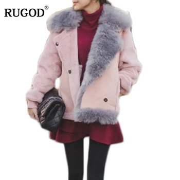 RUGOD 2019 winter jacket women new short parka Patchwork Back coat big lamb fur collar parkas thick Warm outerwear stree style
RUGOD 2019 winter jacket women new short parka Patchwork Back coat big lamb fur collar parkas thick Warm outerwear stree style