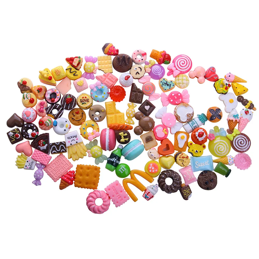 100PCS/Lot (random mix 100 not repeat)1/12 Mini Food Cakes Donuts Candy Biscuit For BJD Doll House
100PCS/Lot (random mix 100 not repeat)1/12 Mini Food Cakes Donuts Candy Biscuit For BJD Doll House