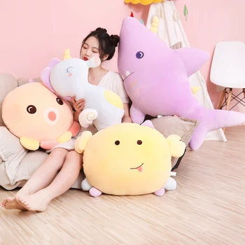 40-100CM Plush Pillow Marine Animal Toy Kawaii Shark Jellyfish Crab Seahorse Office Nap Pillow Stuffed Animals Children Gifts
40-100CM Plush Pillow Marine Animal Toy Kawaii Shark Jellyfish Crab Seahorse Office Nap Pillow Stuffed Animals Children Gifts