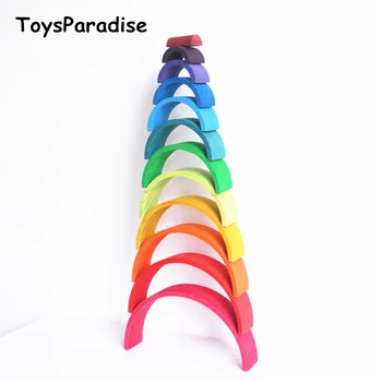 Baby Toys 12Pcs Rainbow Blocks Wooden Toys For Kids Large 84*35*18cm Creative Rainbow Building Blocks Montessori Educational Toy
Baby Toys 12Pcs Rainbow Blocks Wooden Toys For Kids Large 84*35*18cm Creative Rainbow Building Blocks Montessori Educational Toy