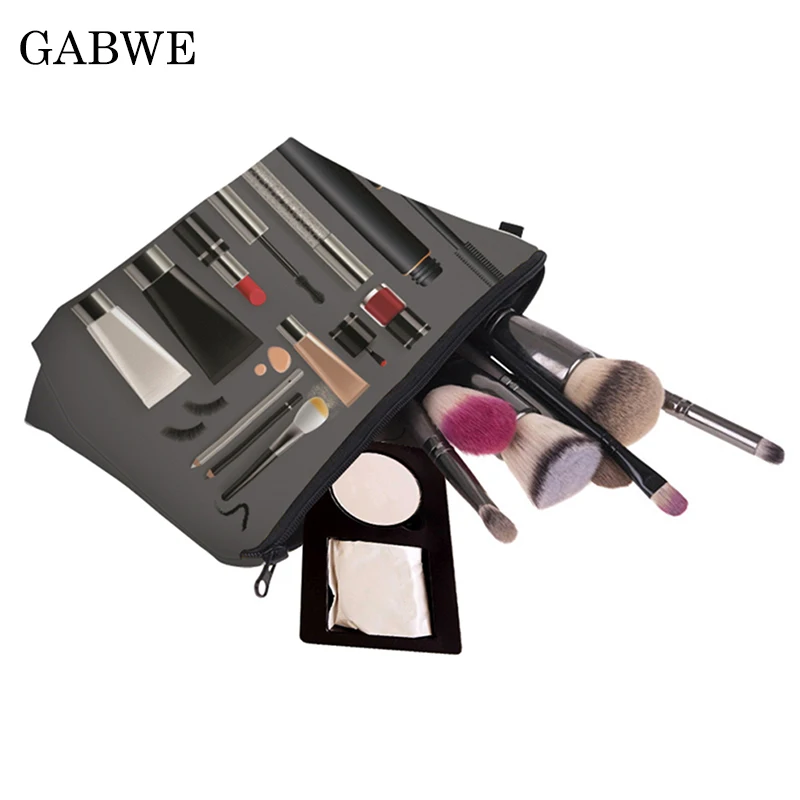 GABWE Makeup Brush Printed Pattern Portable Organizer Cosmetic Bag Travel Pouch Make up Tas Women Necessaries Wash Toiletry Bag
GABWE Makeup Brush Printed Pattern Portable Organizer Cosmetic Bag Travel Pouch Make up Tas Women Necessaries Wash Toiletry Bag