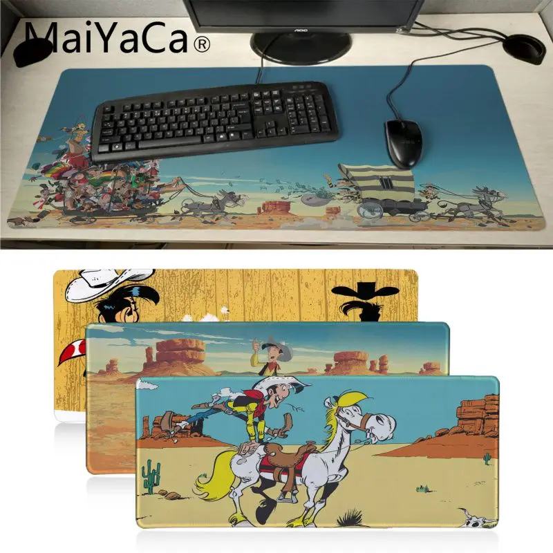 MaiYaCa Boy Gift Pad Lucky Luke gamer play mats Mousepad Large Thicken Comfy Waterproof Gaming Rubber Mouse Pad
MaiYaCa Boy Gift Pad Lucky Luke gamer play mats Mousepad Large Thicken Comfy Waterproof Gaming Rubber Mouse Pad