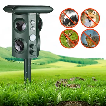 NEW Solar Ultrasonic Bird Repeller For Garden LED Flash Mole Ultrasound Dog Control Fox Rodent Rats Pest Animal
NEW Solar Ultrasonic Bird Repeller For Garden LED Flash Mole Ultrasound Dog Control Fox Rodent Rats Pest Animal