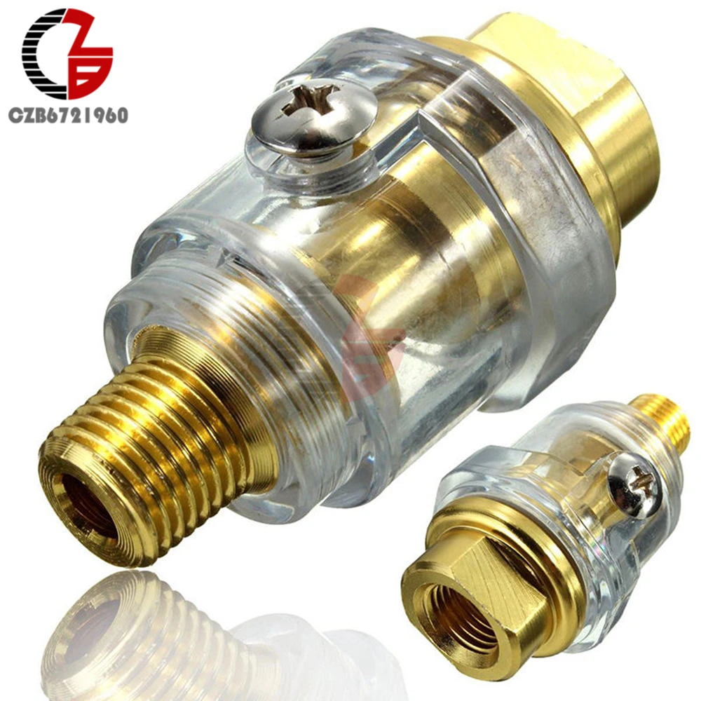 1/4" BSP Mini In-Line Oiler Lubricator for Pneumatic Tool & Air Compressor Pipes
1/4" BSP Mini In-Line Oiler Lubricator for Pneumatic Tool & Air Compressor Pipes