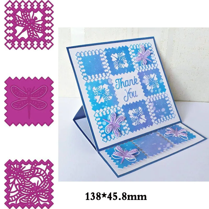 Dragonfly Frame Metal Cutting Dies Stencil for DIY Scrapbooking Embossing Photo Album Decoration Paper Cards Crafts Die Cut New
Dragonfly Frame Metal Cutting Dies Stencil for DIY Scrapbooking Embossing Photo Album Decoration Paper Cards Crafts Die Cut New