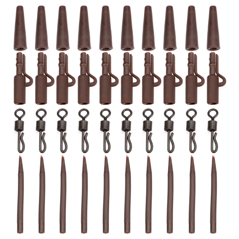 4 Sets Anti Tangle Sleeves Terminal Carp Fishing Tackle Safety Clips with Pins Tail Rubber Tubes Quick Change Rolling Swivels
4 Sets Anti Tangle Sleeves Terminal Carp Fishing Tackle Safety Clips with Pins Tail Rubber Tubes Quick Change Rolling Swivels
