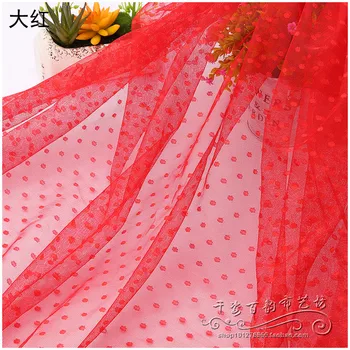 5Meters Dot Polka Soft Mesh Cloth Red Beige Mesh Fabric Purple Tutu Puff Bubble Skirt Fabric Dress Openwork Lace Gauze Accessory
5Meters Dot Polka Soft Mesh Cloth Red Beige Mesh Fabric Purple Tutu Puff Bubble Skirt Fabric Dress Openwork Lace Gauze Accessory