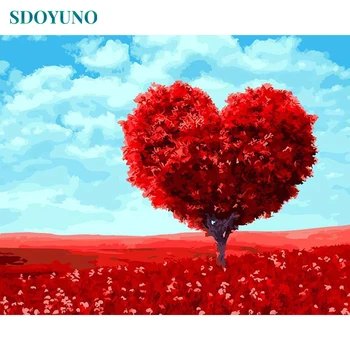 SDOYUNO Frame Heart Tree DIY Painting By Numbers Kits Landscape Acrylic Paint By Number Unique Gift For Home Decor 40x50cm Art
SDOYUNO Frame Heart Tree DIY Painting By Numbers Kits Landscape Acrylic Paint By Number Unique Gift For Home Decor 40x50cm Art