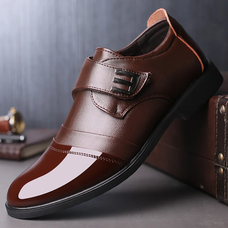 2019 New Fashion Men's Leather Shoes Black Leather New Spring Dress Men's Shoes Youth Business Breathable Casual Shoes Men
2019 New Fashion Men's Leather Shoes Black Leather New Spring Dress Men's Shoes Youth Business Breathable Casual Shoes Men