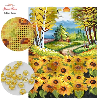 Golden Panno,Needlework DIY bead Cross stitch Printed Embroidery Precise scenic Pattern cross stitching sunflower 0502
Golden Panno,Needlework DIY bead Cross stitch Printed Embroidery Precise scenic Pattern cross stitching sunflower 0502