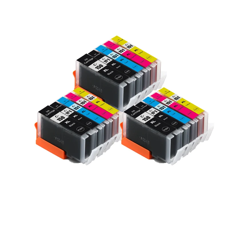 BLOOM PGI 150 CLI 151 compatible ink cartridge for canon PIXMA MG7510 IP7210 iP8710 MX721 Ix6810 Printer
BLOOM PGI 150 CLI 151 compatible ink cartridge for canon PIXMA MG7510 IP7210 iP8710 MX721 Ix6810 Printer