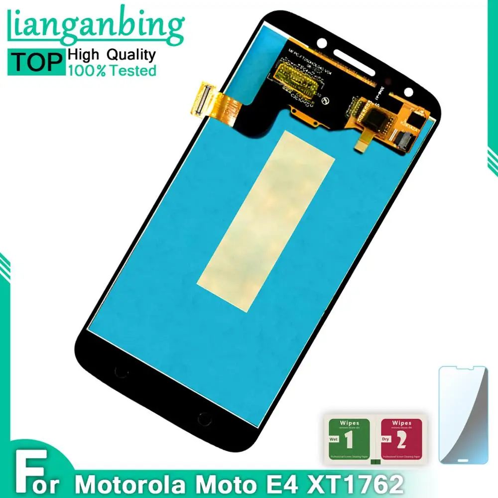 100% Tested Working LCD For Motorola Moto E4 XT1762 LCD Display And Touch Screen Screen Digitizer Assembly Replacement parts
100% Tested Working LCD For Motorola Moto E4 XT1762 LCD Display And Touch Screen Screen Digitizer Assembly Replacement parts