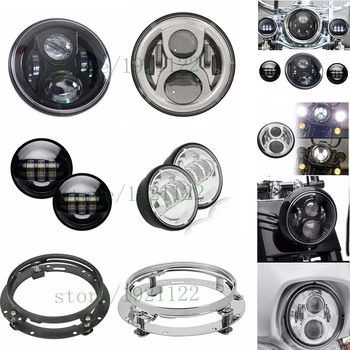 for Harley Motos Accessories 4.5" LED fog light with H/L 7inch LED Headlight & 7'' Motorcycle Headlamp Mounting Bracket Ring
for Harley Motos Accessories 4.5" LED fog light with H/L 7inch LED Headlight & 7'' Motorcycle Headlamp Mounting Bracket Ring