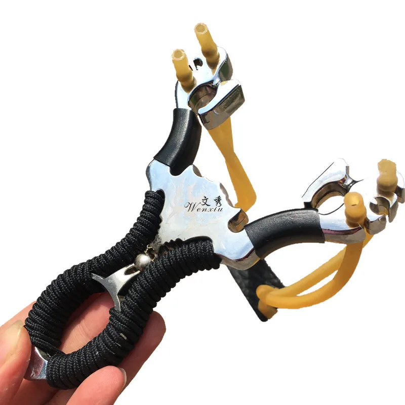 Catapult Alloy Personality Wolf Head Fun Slingshot Outdoor Entertainment Competitive Shooting Slingshot With a Band
Catapult Alloy Personality Wolf Head Fun Slingshot Outdoor Entertainment Competitive Shooting Slingshot With a Band