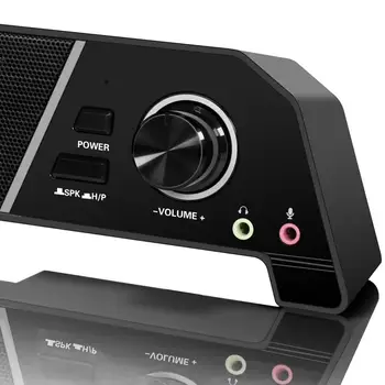 Computer Speaker Portable USB Mini Soundbar Multimedia Desktop Loudspeakers with 3.5mm Headphone/Mic Jack For PC Laptop Desktop
Computer Speaker Portable USB Mini Soundbar Multimedia Desktop Loudspeakers with 3.5mm Headphone/Mic Jack For PC Laptop Desktop