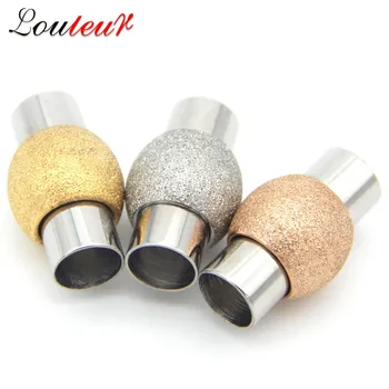 LOULEUR 2pcs 3/4mm Stainless Steel Hook Magnetic Clasps For Bracelet Diy Jewelry Fit Round Leather Cord End Caps Connectors
LOULEUR 2pcs 3/4mm Stainless Steel Hook Magnetic Clasps For Bracelet Diy Jewelry Fit Round Leather Cord End Caps Connectors