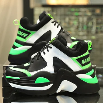 2019 Genuine Leather Leopard Thick sneakers women Lace Up Trainers High Platform Women Shoes Round Toe casual shoes
2019 Genuine Leather Leopard Thick sneakers women Lace Up Trainers High Platform Women Shoes Round Toe casual shoes