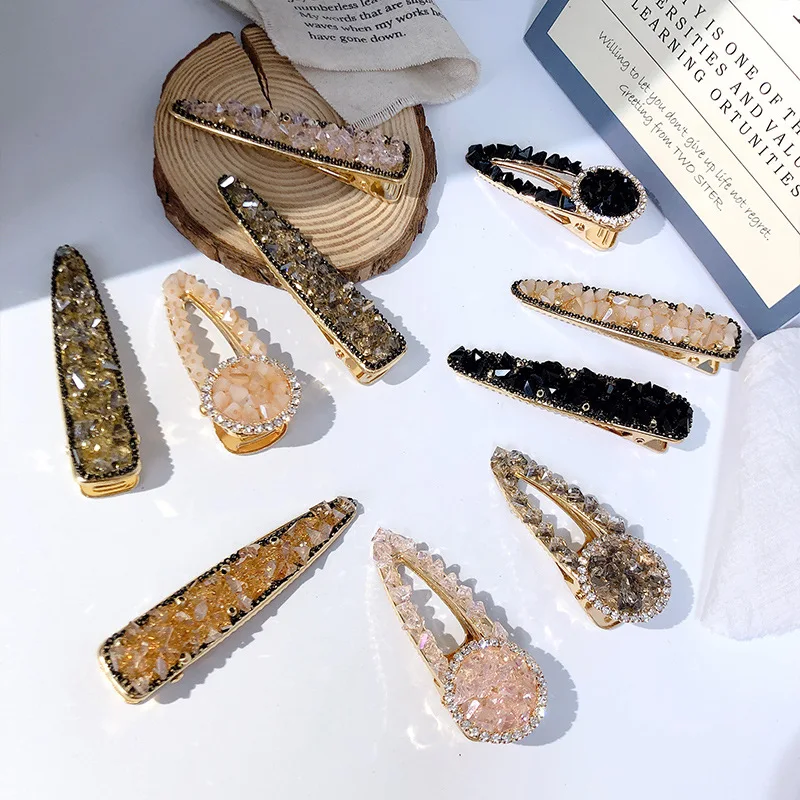 Korea Shiny Crystal Rhinestones Hairpins Geometric Rectangle Waterdrop Imitiation Pearl Hair Clips Hair Accessories 2019 NEW
Korea Shiny Crystal Rhinestones Hairpins Geometric Rectangle Waterdrop Imitiation Pearl Hair Clips Hair Accessories 2019 NEW