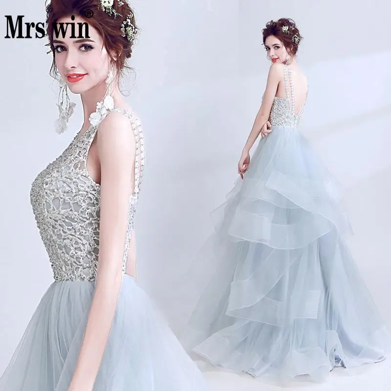 Mrs Win Gorgeous Elegant Evening Dress Slim Sexy Gray Bride Dinner Toast Dress Long Section Banquet Dress Abiye Gece Elbisesi L
Mrs Win Gorgeous Elegant Evening Dress Slim Sexy Gray Bride Dinner Toast Dress Long Section Banquet Dress Abiye Gece Elbisesi L