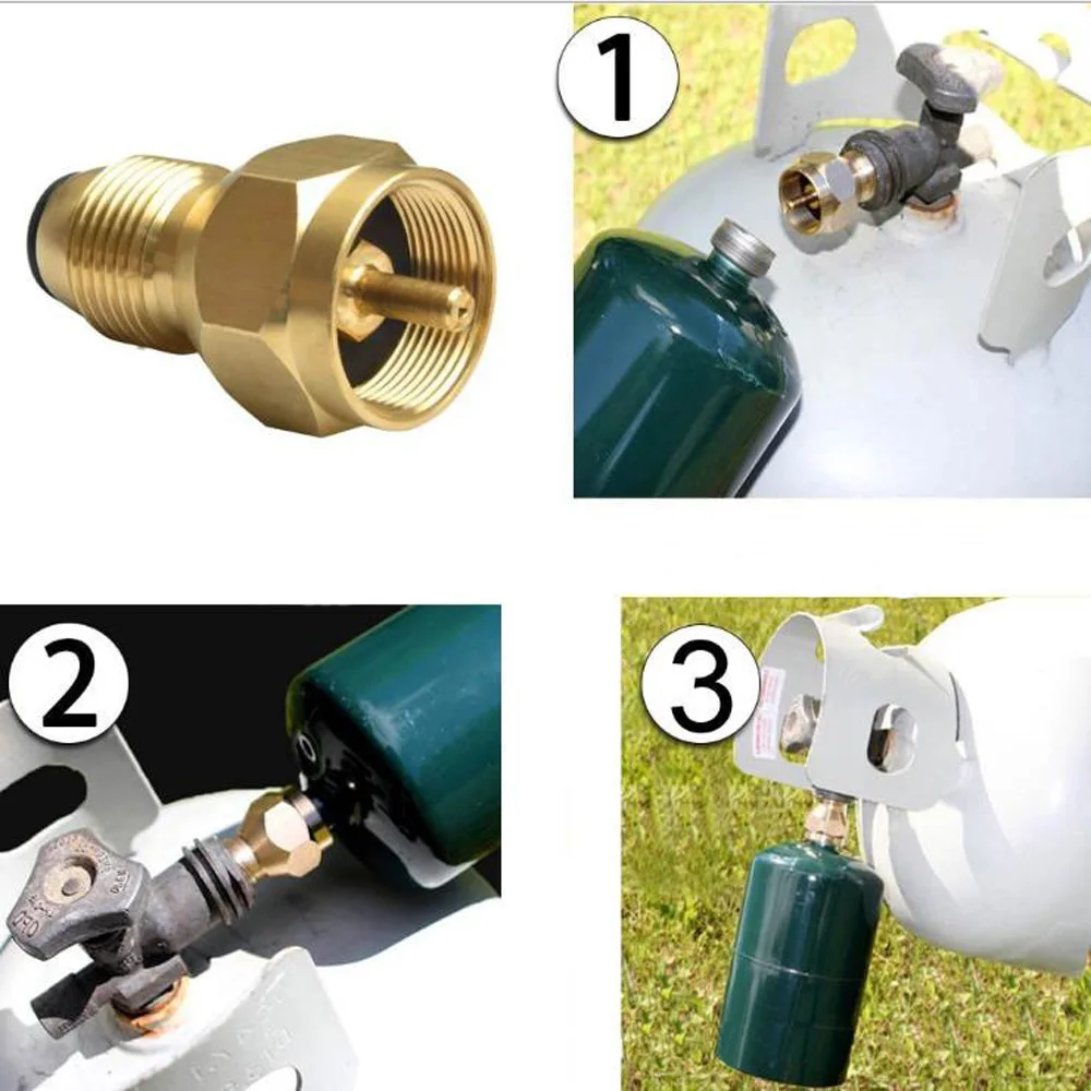 Outdoor Camping Hiking Stove Adaptor Propane Refill Adapter Gas Furnace Connector Cylinder Tank Adapter
Outdoor Camping Hiking Stove Adaptor Propane Refill Adapter Gas Furnace Connector Cylinder Tank Adapter