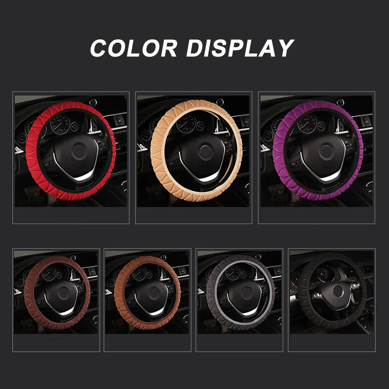 1pcs Car Steering Wheel Cover Handle Anti-slip Shock Absorptian Breathable Cover Sponge Universal Auto Interior Accessories
1pcs Car Steering Wheel Cover Handle Anti-slip Shock Absorptian Breathable Cover Sponge Universal Auto Interior Accessories