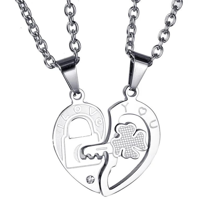 Titanium Stainless Steel Heart Shape Puzzle Love Key Couple Birthday Pendant Engagement Necklace Couple
Titanium Stainless Steel Heart Shape Puzzle Love Key Couple Birthday Pendant Engagement Necklace Couple