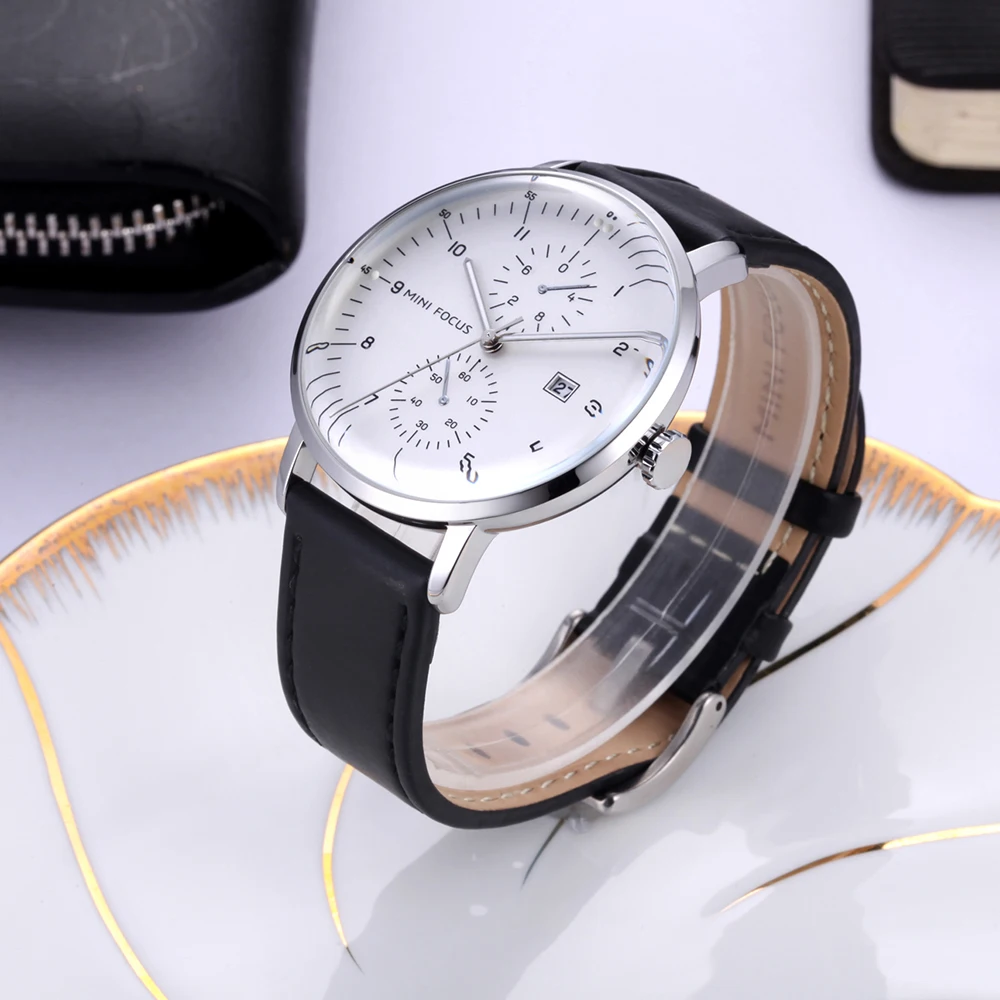 MINIFOCUS Top Brand Luxury Classic Dress Watch Men Quartz Clock Genuine Leather Strap Date Display Fashion Business Wristwatches
MINIFOCUS Top Brand Luxury Classic Dress Watch Men Quartz Clock Genuine Leather Strap Date Display Fashion Business Wristwatches
