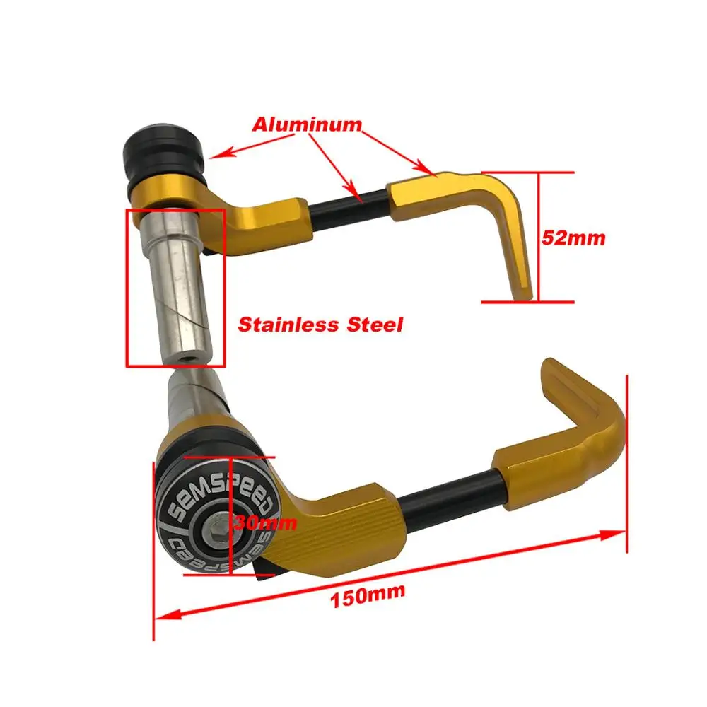 Universal 7/8" 22mm Motorcycle Handlebar Brake Clutch Levers Protector Guard For HONDA FORZA 300 125 250 FORZA300 FORZA125 SH300
Universal 7/8" 22mm Motorcycle Handlebar Brake Clutch Levers Protector Guard For HONDA FORZA 300 125 250 FORZA300 FORZA125 SH300