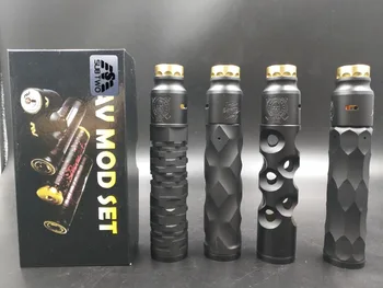 NEW e-cigarette AV Series Black Mechanical Mod kit 18650 battery with 510 thread drip atomizer brass Material vape pen mod kit
NEW e-cigarette AV Series Black Mechanical Mod kit 18650 battery with 510 thread drip atomizer brass Material vape pen mod kit