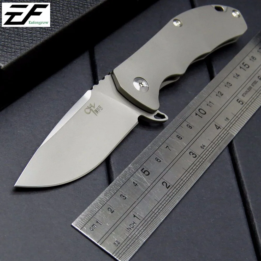 CH3003 AUS-8 Folding Knife TC4 Titanium Alloy Handle Camping Knife Outdoor Hunting Survival EDC Bushcraft Carving Tool Knives
CH3003 AUS-8 Folding Knife TC4 Titanium Alloy Handle Camping Knife Outdoor Hunting Survival EDC Bushcraft Carving Tool Knives