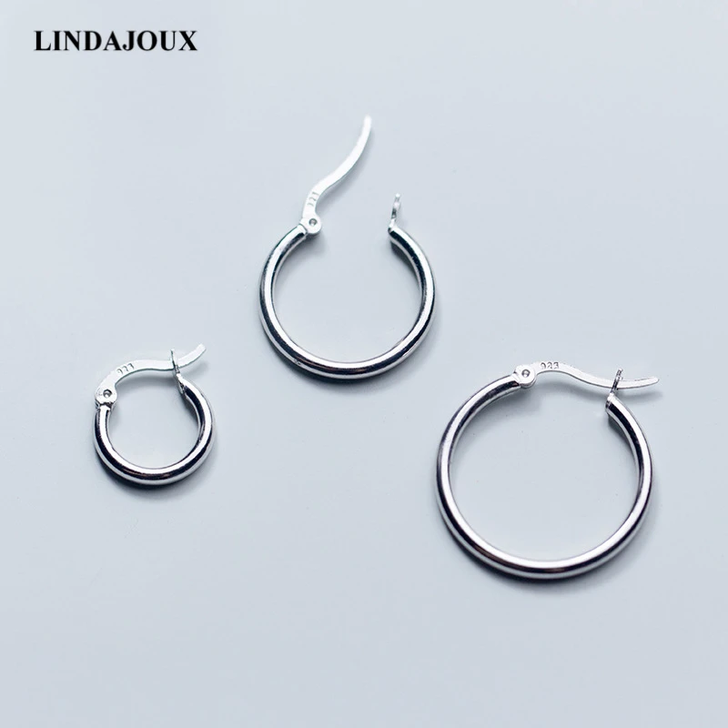 Classic 925 Sterling Silver Hoop Earrings For Women 3 Size Round sterling-silver-jewelry Small Hoops Earring
Classic 925 Sterling Silver Hoop Earrings For Women 3 Size Round sterling-silver-jewelry Small Hoops Earring