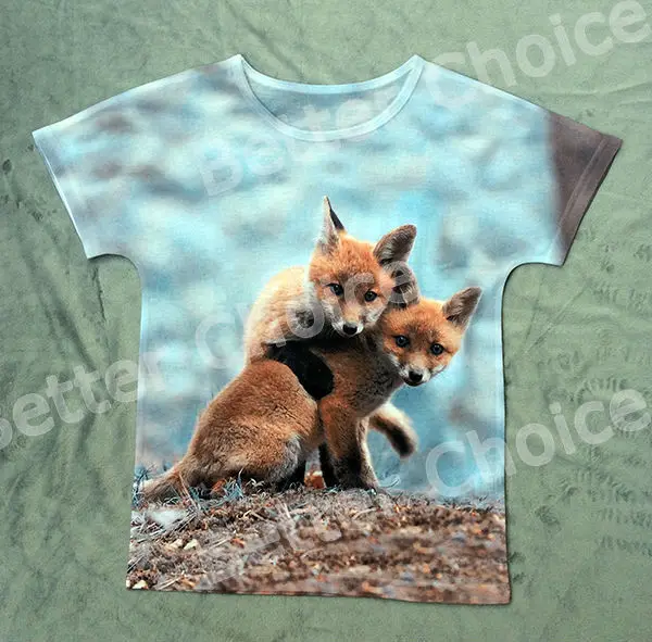 Track Ship+New Vintage Retro T-shirt Top Tee Two Little Red Foxes Fox Have Fun in Forest 0615
Track Ship+New Vintage Retro T-shirt Top Tee Two Little Red Foxes Fox Have Fun in Forest 0615