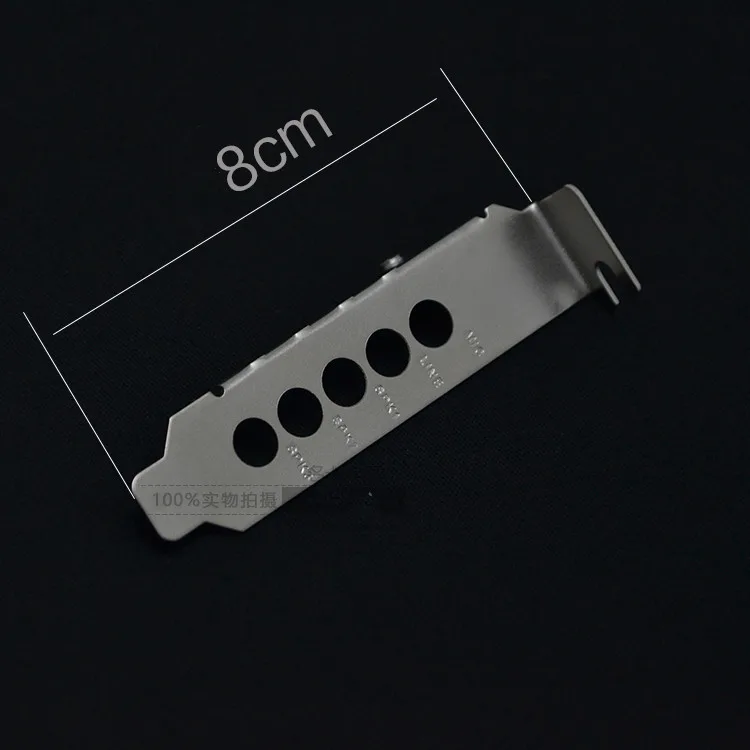 High Quality 2U Bracket Half high 8CM Low Profile Baffle for mini computer case PCI expansion Card sound card
High Quality 2U Bracket Half high 8CM Low Profile Baffle for mini computer case PCI expansion Card sound card