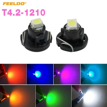 FEELDO 100Pcs DC12V T4.2 1SMD 1210 1LED 3528 Car LED Dashboard Meter Panel LED Light Bulb 7-color #AM4503
FEELDO 100Pcs DC12V T4.2 1SMD 1210 1LED 3528 Car LED Dashboard Meter Panel LED Light Bulb 7-color #AM4503