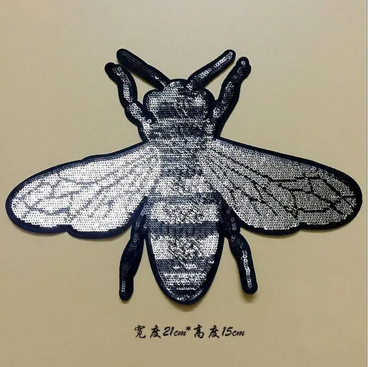 2018 1pcs New bee Embroidery lace applique paillette fabric sweater clothes patch sequined stickers t-shirt diy decoration
2018 1pcs New bee Embroidery lace applique paillette fabric sweater clothes patch sequined stickers t-shirt diy decoration